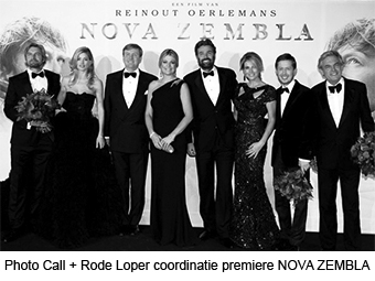 Photocall + Rode Loper coordinatie premiere NOVA ZEMBLA